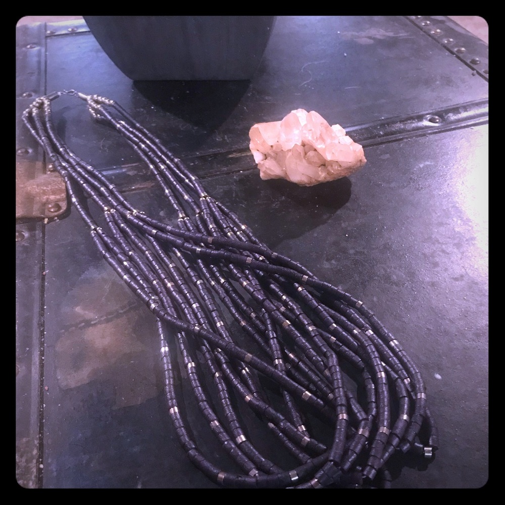 Native American 4 strand beaded necklace.